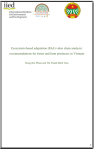 Ecosystem-based adaptation (EbA) value chain analysis:  recommendations for forest and farm producers in Vietnam