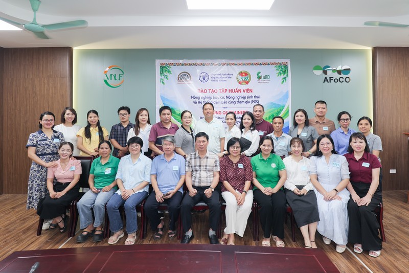 TỔ CHỨC TẬP HUẤN TOT: “NÔNG NGHIỆP HỮU CƠ VÀ HỆ THỐNG ĐẢM BẢO CÙNG THAM GIA (PGS) CHO CÁC TỔ CHỨC SẢN XUẤT RỪNG VÀ TRANG TRẠI TẠI CÁC TỈNH MIỀN NÚI PHÍA BẮC VIỆT NAM”